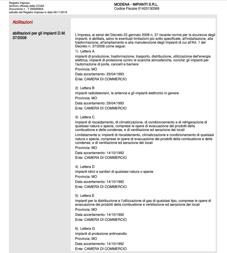 modena-impianti-abilitazioni-visura